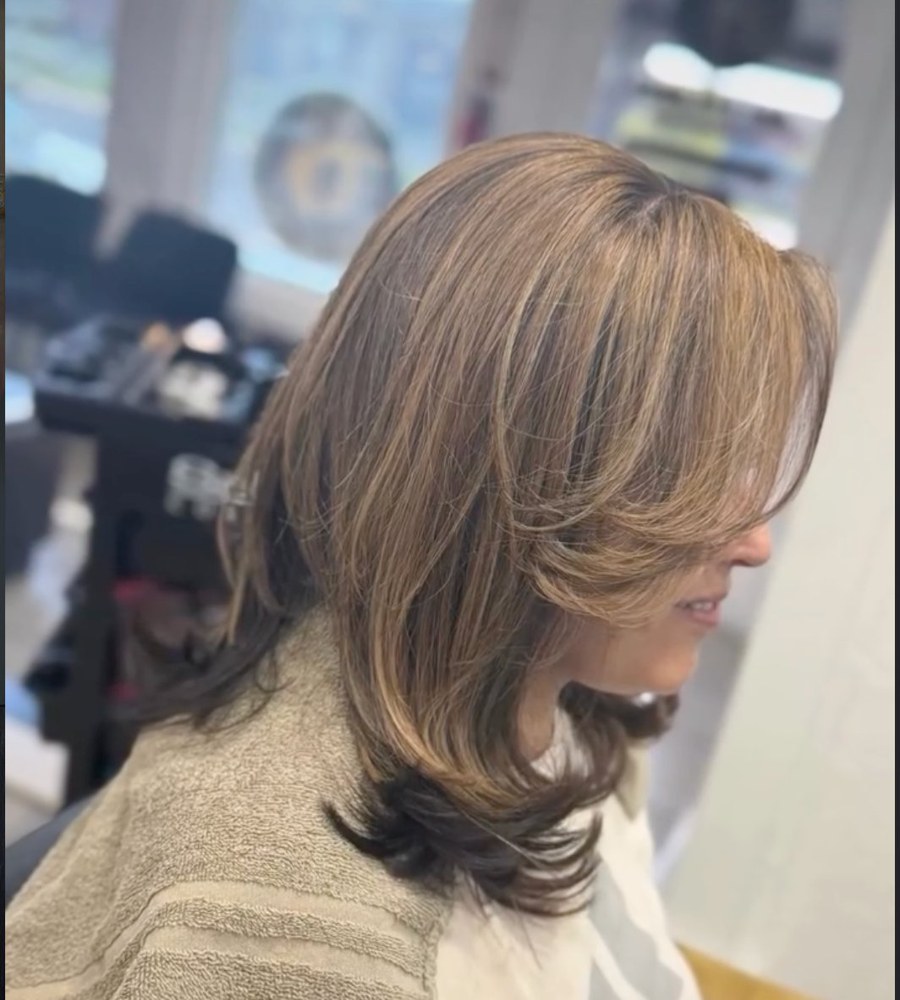 Hair styling curls